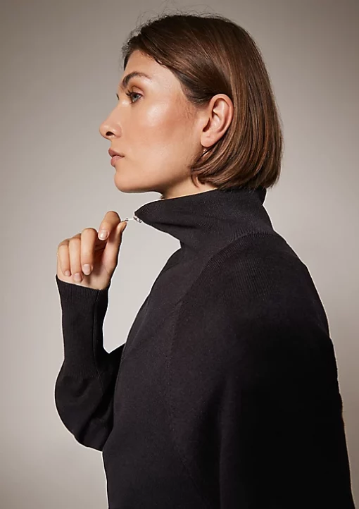 Comma, Knit Dress Black