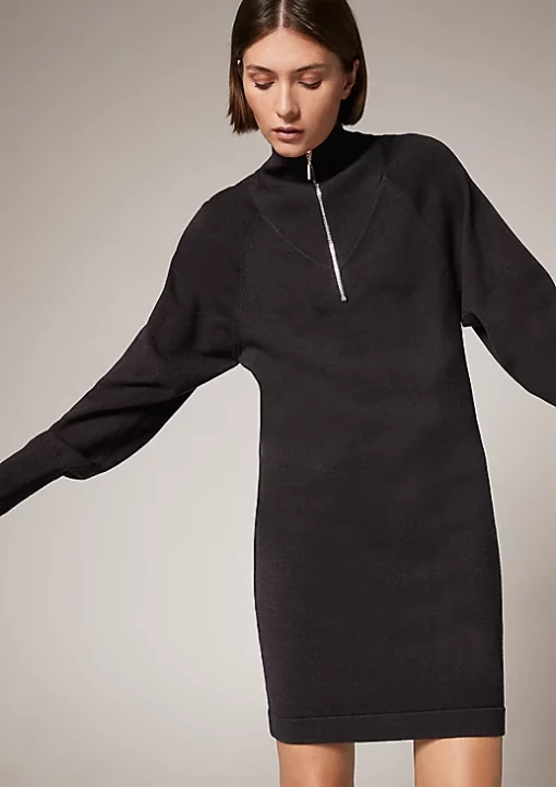 Comma, Knit Dress Black