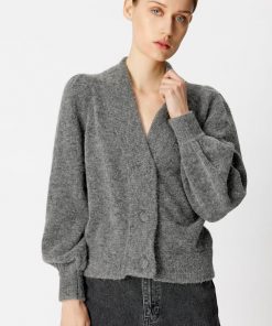Gestuz Alphagz Cardigan Dark Slate Melange