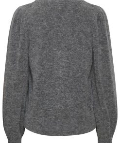 Gestuz Alphagz Cardigan Dark Slate Melange