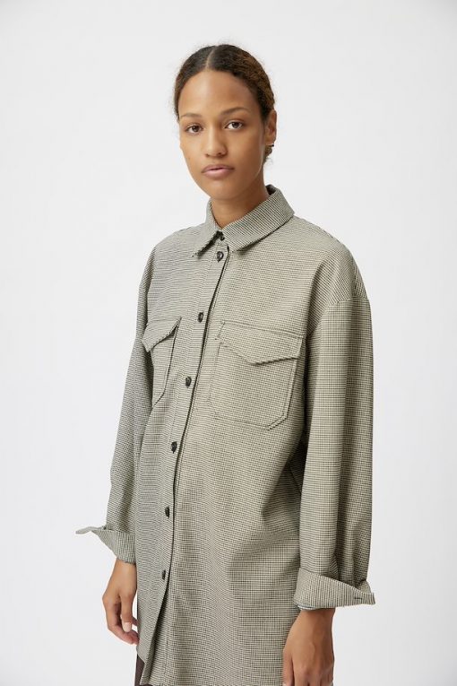 Gestuz Marisolgz Shirt Black/White Houndstooth