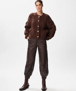 Gestuz Tamargz Cardigan Coffee Bean
