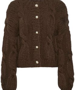 Gestuz Tamargz Cardigan Coffee Bean
