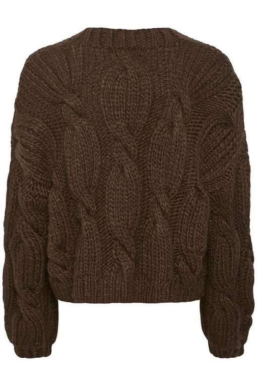 Gestuz Tamargz Cardigan Coffee Bean