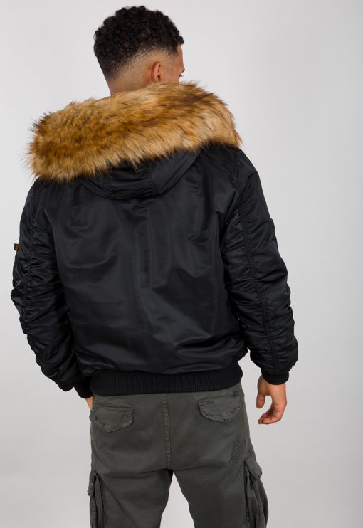 Alpha Industries MA-1 Hooded Arctic Black
