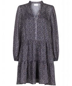 Neo Noir Federica Spice Flower Dress Grey