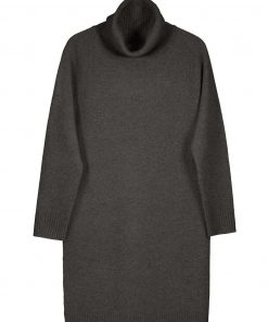 Balmuir Stella High Neck Dress Charcoal Grey