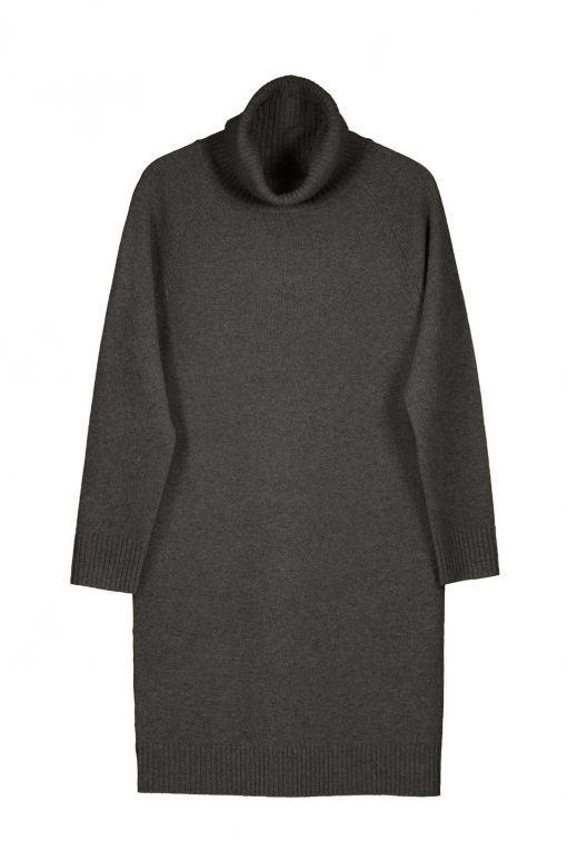 Balmuir Stella High Neck Dress Charcoal Grey