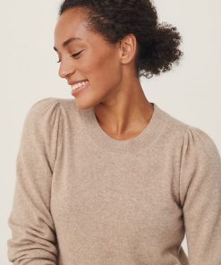 Part Two Evina Pullover Light Camel Melange