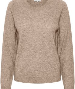 Part Two Evina Pullover Light Camel Melange