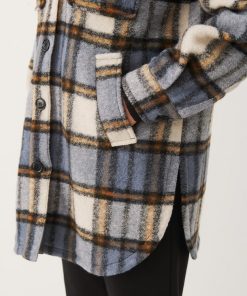 Part Two Kerstin Jacket Neutral Check