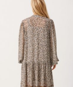 Part Two Kadia Dress Grey Border Print