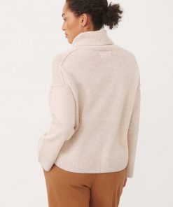 Part Two Katana Pullover Natural Melange