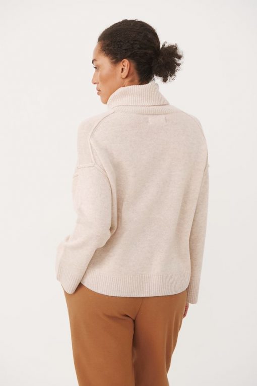 Part Two Katana Pullover Natural Melange
