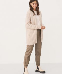 Part Two Eitona Cardigan Natural Melange