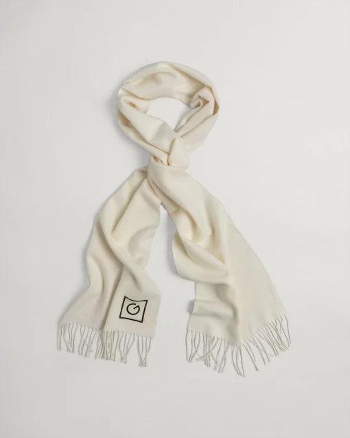 Gant Woman G Wool Scarf Cream