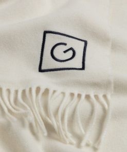 Gant Woman G Wool Scarf Cream