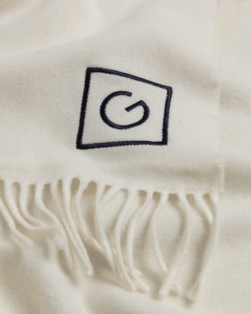 Gant Woman G Wool Scarf Cream