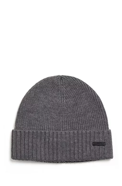 Hugo Boss Fati-N Beanie Grey