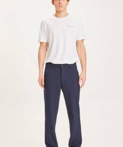 Knowledge Cotton Apparel Joe classic club pants Navy
