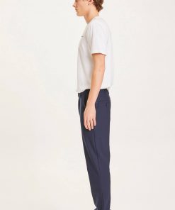 Knowledge Cotton Apparel Joe classic club pants Navy
