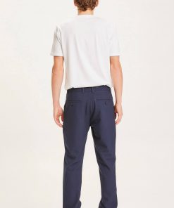 Knowledge Cotton Apparel Joe classic club pants Navy