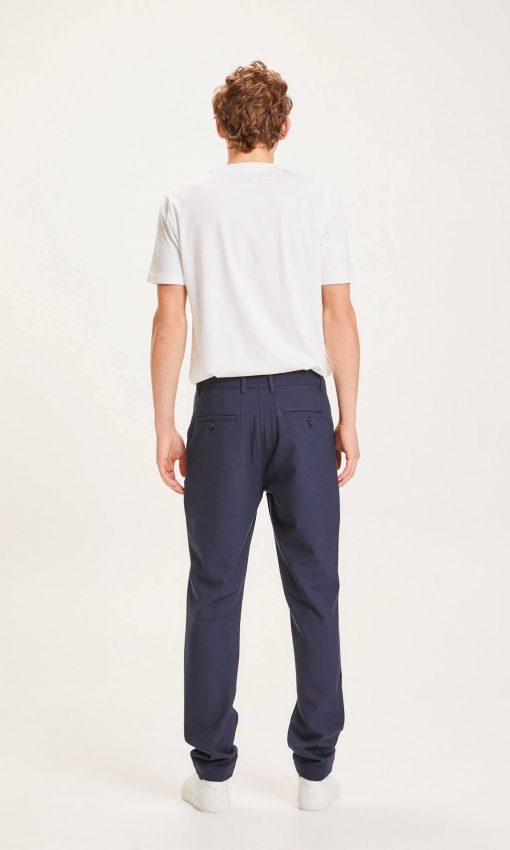 Knowledge Cotton Apparel Joe classic  club pants Navy
