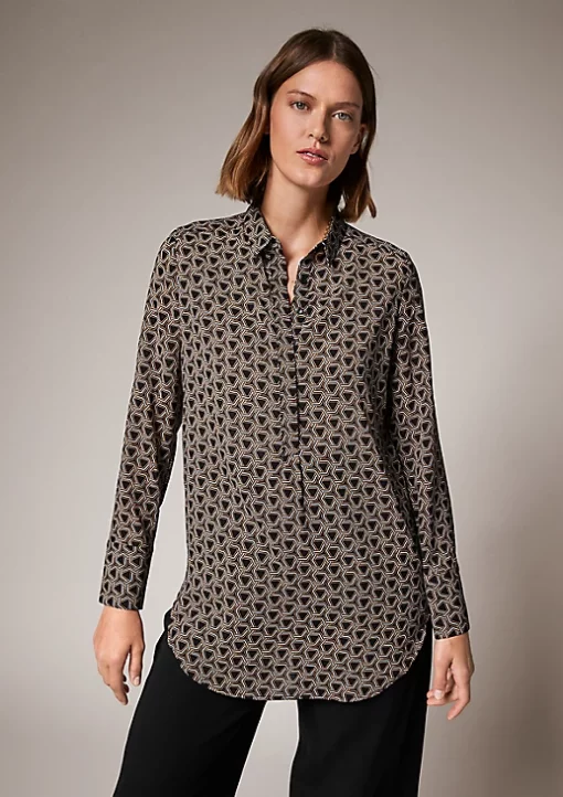 Comma, Blouse Tunic Black
