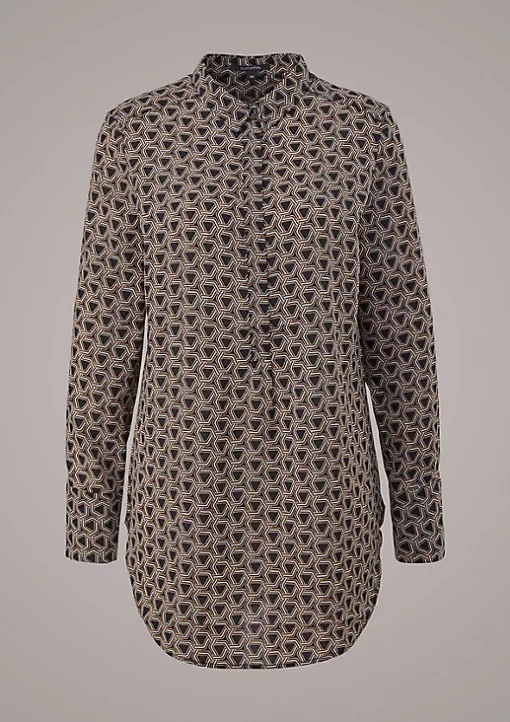 Comma, Blouse Tunic Black