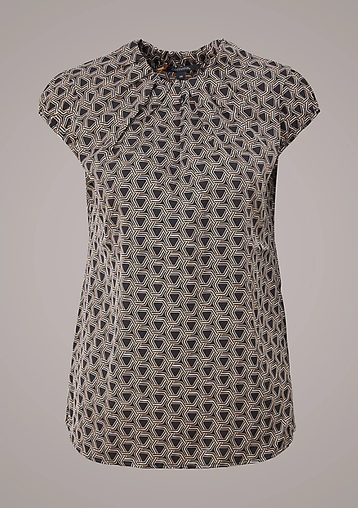 Comma Blouse Top Black