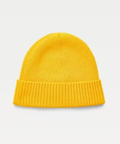 Tommy Hilfiger Pima Cotton/Cashmere Beanie Amber Glow
