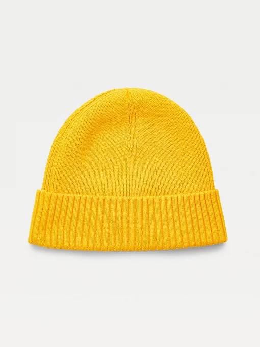 Tommy Hilfiger Pima Cotton/Cashmere Beanie Amber Glow