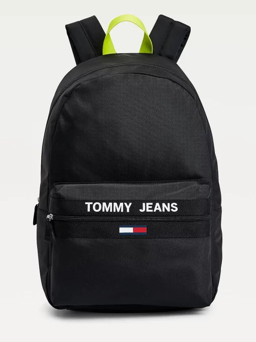 Tommy Jeans Essentials Contrast Handle Backpack Black