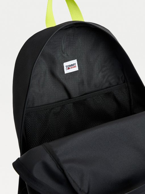 Tommy Jeans Essentials Contrast Handle Backpack Black