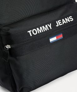 Tommy Jeans Essentials Contrast Handle Backpack Black