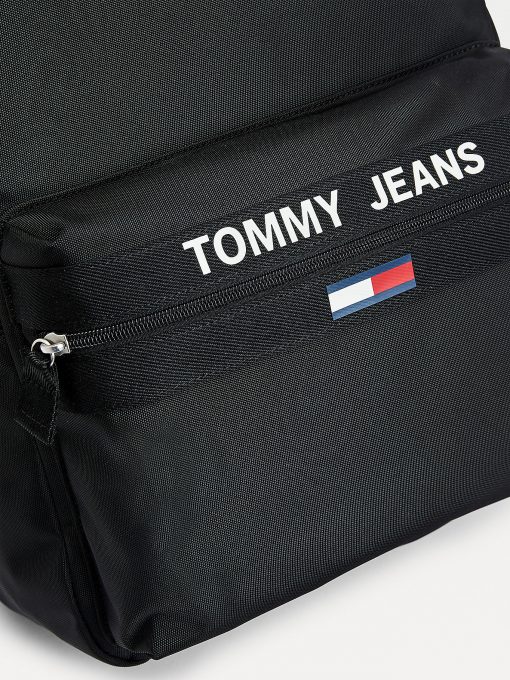 Tommy Jeans Essentials Contrast Handle Backpack Black