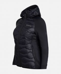 Peak Performance Helium Hybrid Down Hood Jacket Women Black