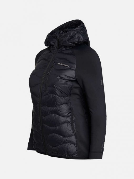Peak Performance Helium Hybrid Down Hood Jacket Women Black