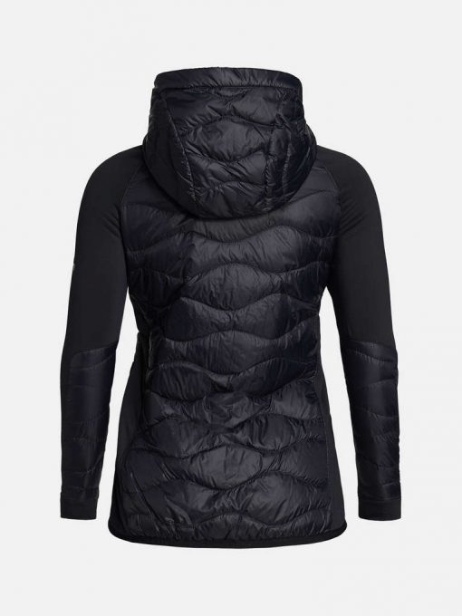 Peak Performance Helium Hybrid Down Hood Jacket Women Black