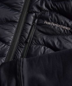 Peak Performance Helium Hybrid Down Hood Jacket Women Black