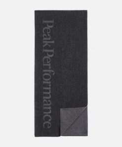 Peak Performance Wool Scarf Black