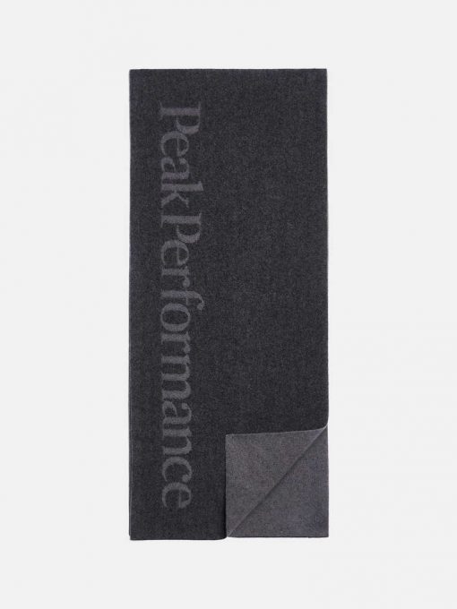 Peak Performance Wool Scarf Black