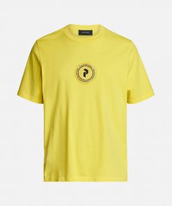 Peak Performance Seasonal Patch Tee Men Citrine