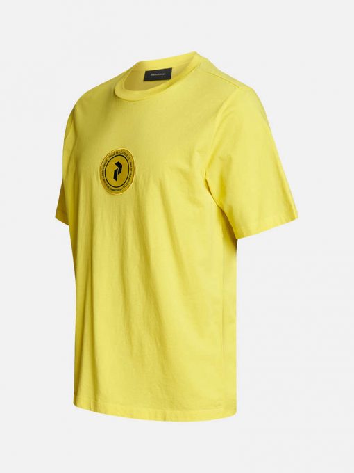 Peak Performance Seasonal Patch Tee Men Citrine