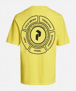 Peak Performance Seasonal Patch Tee Men Citrine