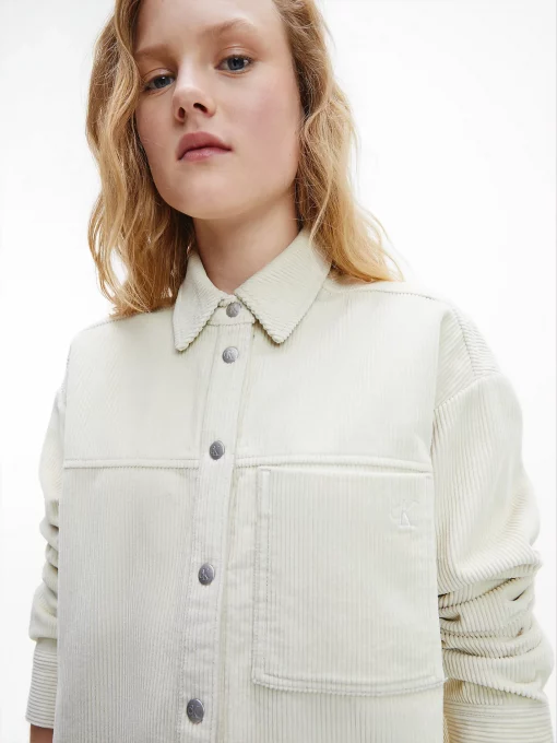 Calvin Klein Corduroy Overshirt Muslin