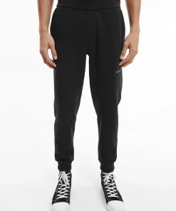Calvin Klein Organic Cotton Logo Sweatpants Black