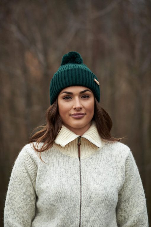 Superyellow Kide Beanie Dark Green