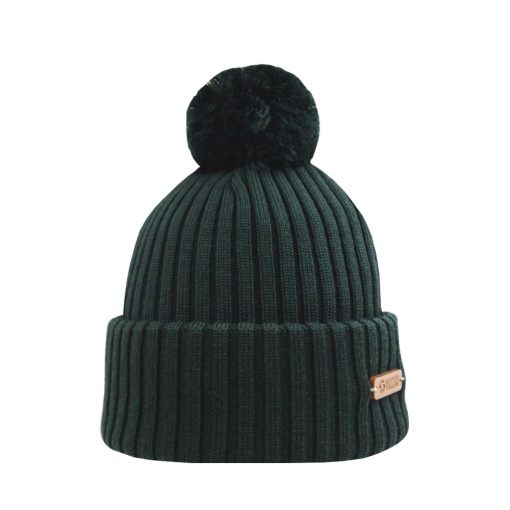 Superyellow Kide Beanie Dark Green