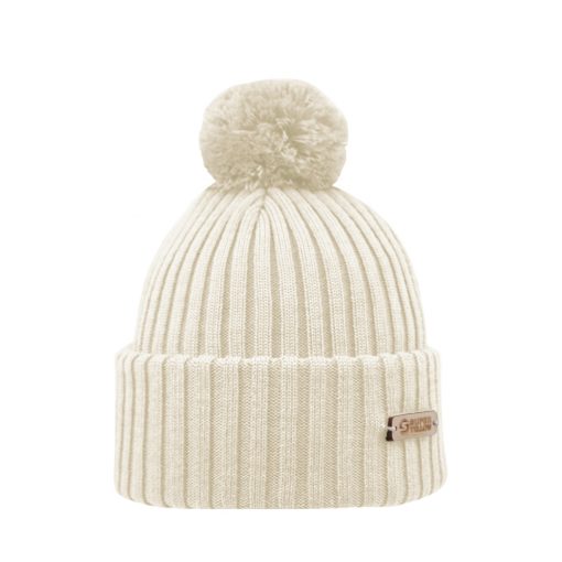 Superyellow Kide Beanie Offwhite